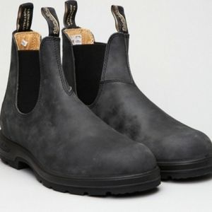 Blundstone Rustic Black Chelsea Boots
